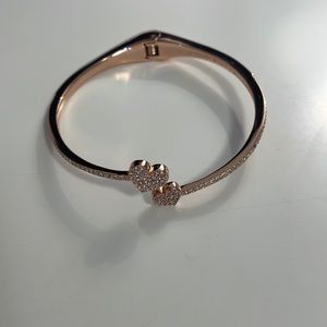 Kate spade rose gold heart bangle